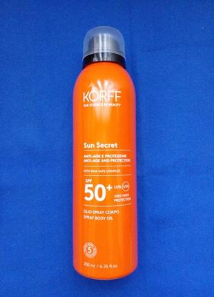 Легка спрей емульсія з високим фактором захисту spf50