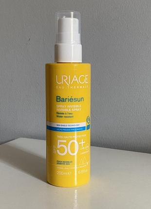 Сонцезахисний водостійкий спрей spf50