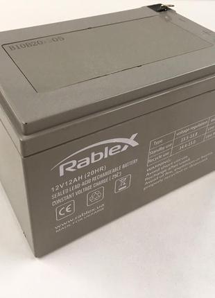 Аккумулятор rablex 12v 12mah rb-1212/wd-283 (6 шт/ящ)