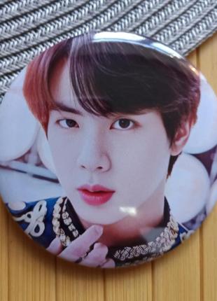 Значок великий джин jin бтс 7,5 см