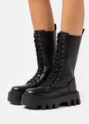 Стильні чоботи buffalo flora laceup - lace-up boots