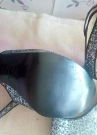 Новые гламурные босоножки 37 размер итальялия6 фото