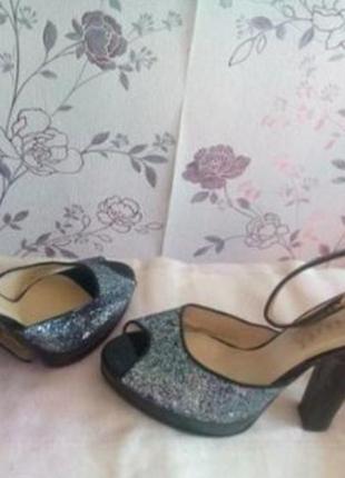 Новые гламурные босоножки 37 размер итальялия8 фото