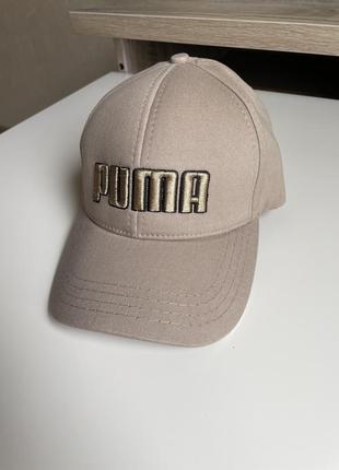 Кепка бейсболка пума puma бежева