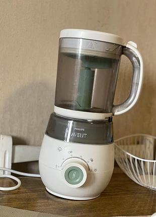 Пароварка-блендер scf885/01 philips 4 в 1