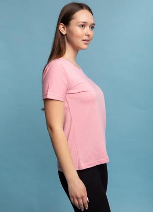Футболка женская однотонная