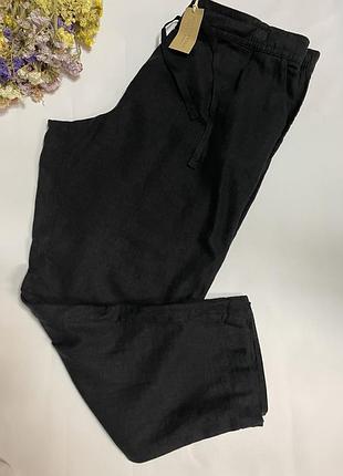 Брюки з льону