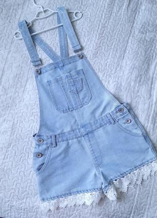Джинсовый комбинезон denim co
