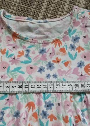 Котоновое платье 80-86см 4