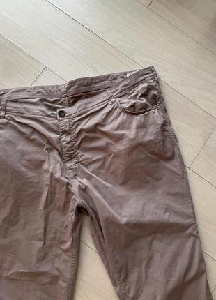Бежевые штаны большого размера