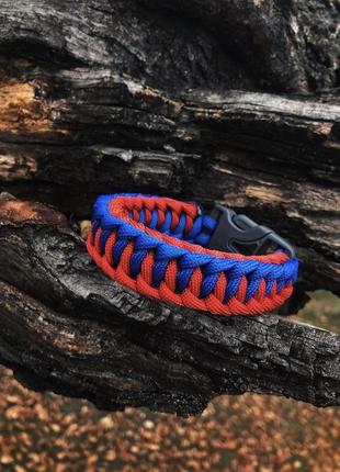 Браслет мужской, браслет для выживания из паракорда