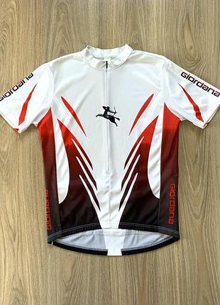 Чоловіча велоджерсі футболка з кишенями giordana