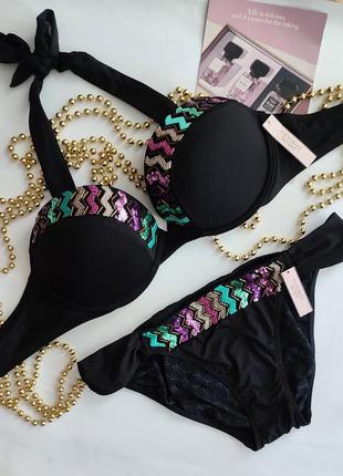Victoria's secret m 38 36b 80b bombshell купальник з подвійним push up бікіні