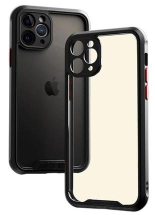 Противоударный бампер чехол primolux refraction case для смартфона apple iphone 11 pro - black