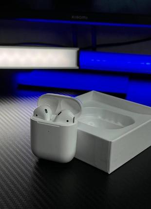 Бездротові навушники airpods 2 lite з кейсом для зарядки білий, навушники вкладиші