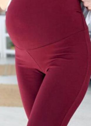 Зручні бордові джинси , штани для вагітних h&m9 фото
