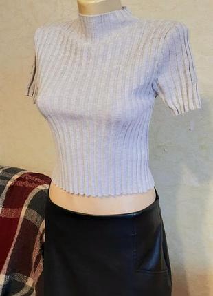 Гольф женский, в рубчик.