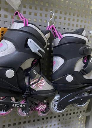 Роликовые коньки k2 eхо 6.0 w 39р.