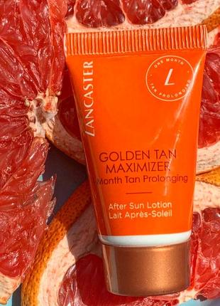 Оригінальний лосьйон після засмаги lancaster golden tan maximizer after sun lotion, 15 мл