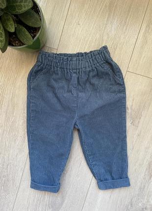 👉вельветові штани одяг для немовлят 6-9 міс primark