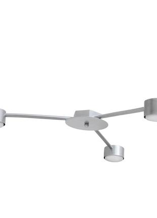 Люстра стельова msk electric copter на три круглі плафони під лампи gx53 nl 8040-3 al3 фото