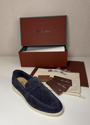 Лоферы loro piana 24.5 см полный комплект