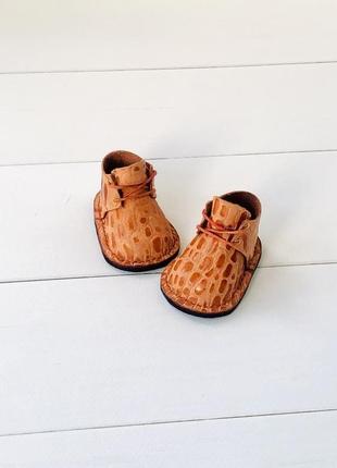 Ботинки для паола рейна из натуральной кожи