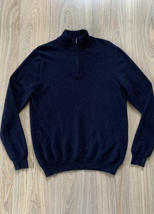 Мужской свитер с высоким горлом из шерти мериноса farah merino