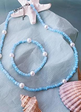 Чокер и браслет ручной работы