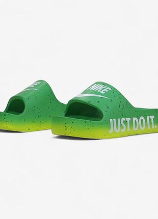 Шлепанцы nike slides 
• green yellow •