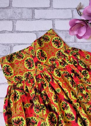 Юбка яркая ретро винтаж эксклюзив hand made3 фото
