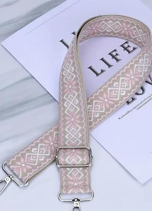 Надзвичайно стильний текстильний ремінь для сумки