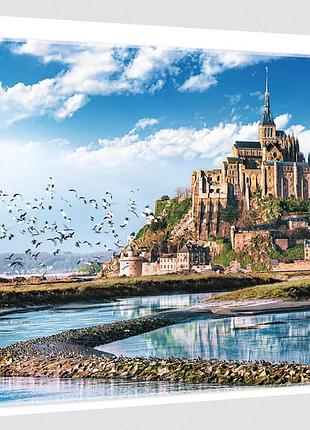 Пазл мон сан-мишель франция 1000 элементов trefl