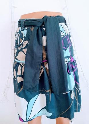 Юбка с растительным принтом от бренда esprit