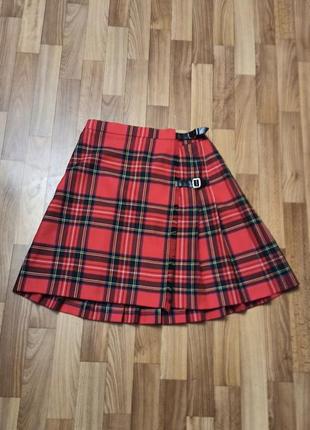 Шотландська спідниця з натуральної шерсті зроблено в шотландії 12 розмір бездоганна без нюансів стан нової