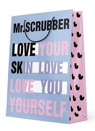 Mr.scrubber пакет подарунковий великий love your skin 250x350x85 мм.