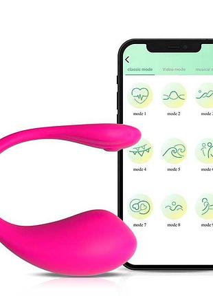 Виброяйцо смарт love spouse usb - розовый –  смарт вибраторы