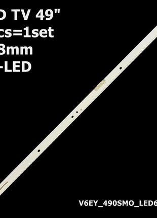 Led підсвітка 49" ua49m6000arxmm 1 планка