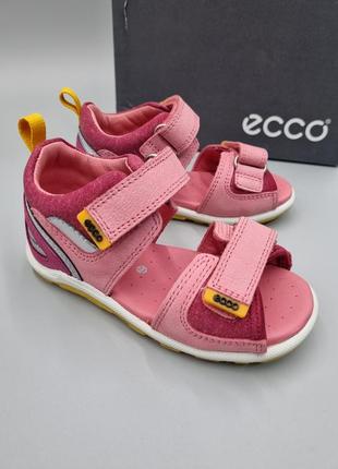 Кожаные босоножки ecco biom mini 24