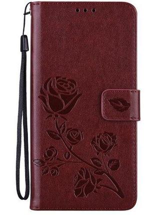 Чехол-книжка "роза"    для xiaomi  redmi note 8 pro