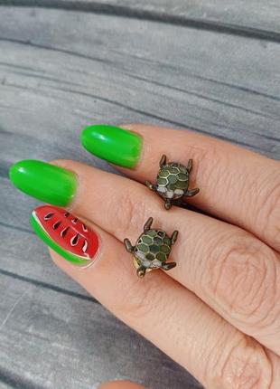 Пусети  черепашки сплав эмали