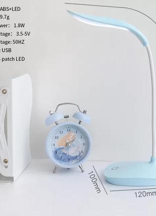 Світильник настільний світлодіодний лампа із портом usb акумуляторна2 фото