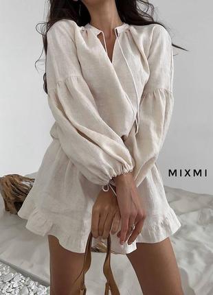 Льняной костюм