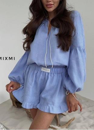 Льняной костюм