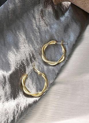 12-105 сережки-кільця серьги-кольца