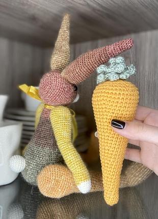 Інтер‘єрний заєць іграшка ручної роботи 5