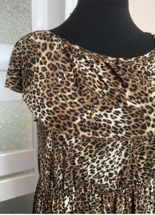 Плаття леопардовий принт 2