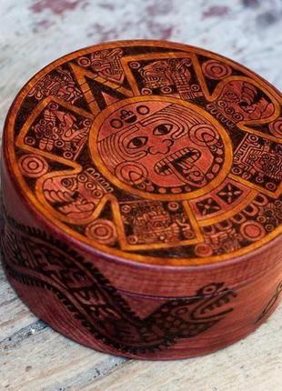 Шкатулка "aztec calendar"