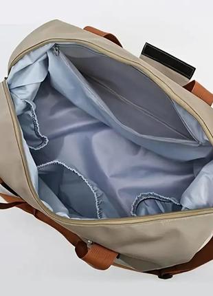 Дорожная спортивная сумка beichad с отделением для обуви 28х46х25 см