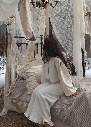 Льняной костюм